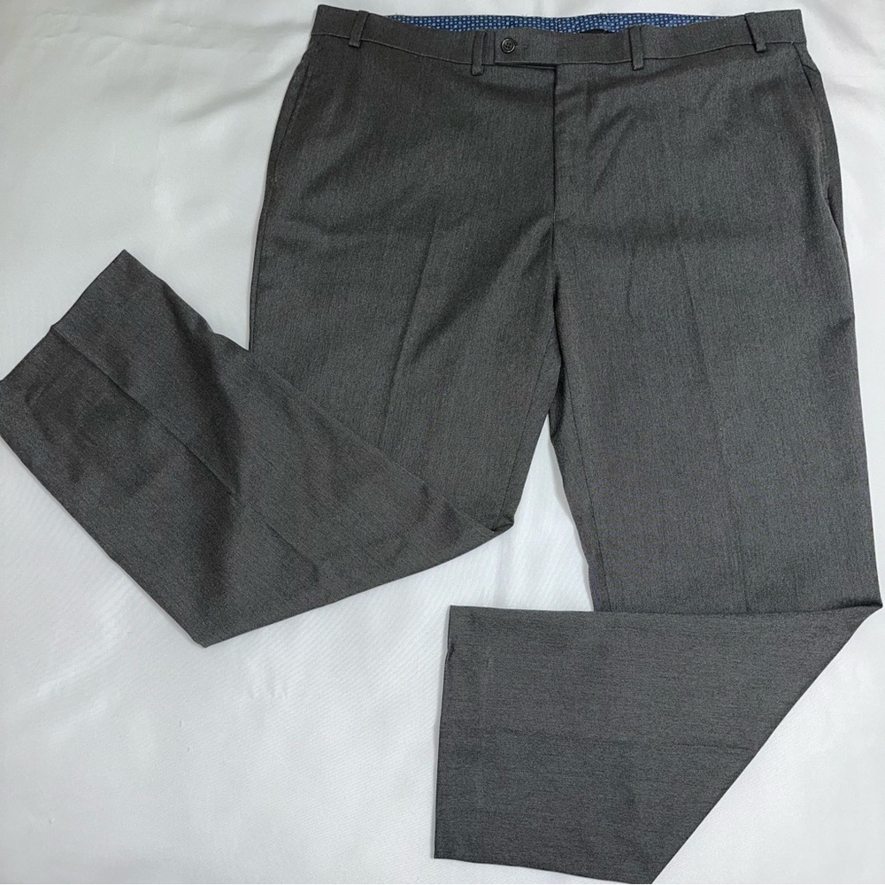 Ralph Lauren Men's Classic Gray flat front Dress pants 40W 30L
